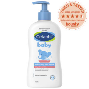 Product shot of Cetaphil Baby Moisturising Bath & Wash