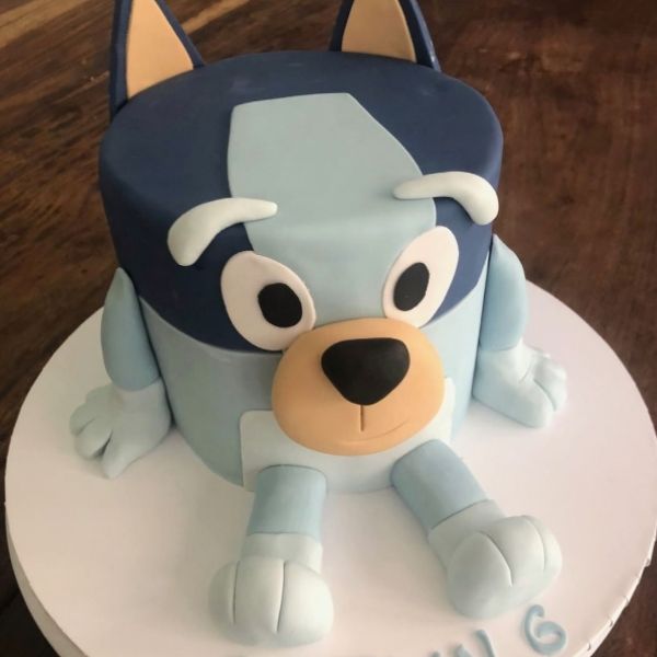 Bluey Birthday Cake - Cupcake Cake - Party Ideas for Real People