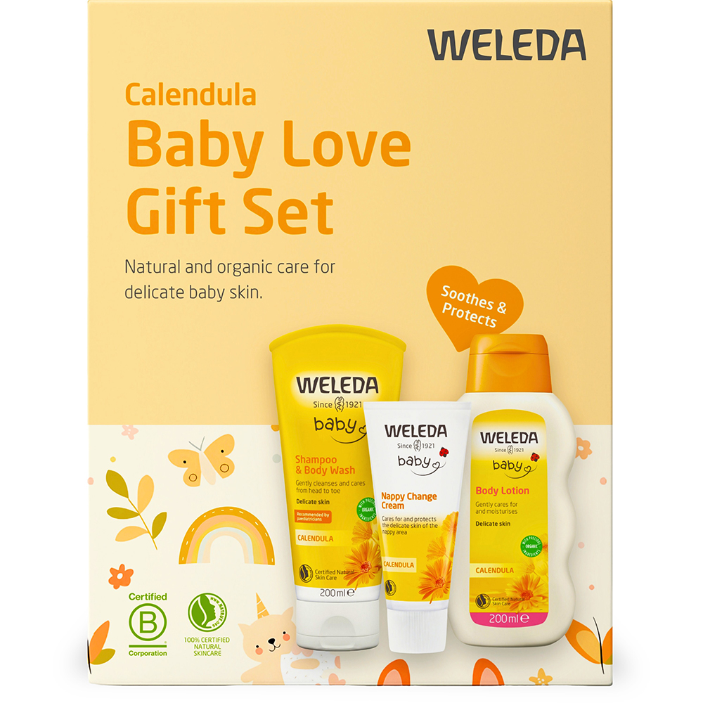 Weleda Calendula Baby Love Gift Set box