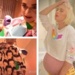 See pregnant Katy Perry’s pretty pink nusery room reveal and her hilarious ‘Orlando Bloom’ baby onesie