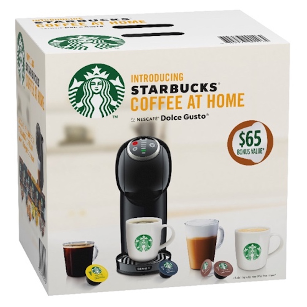 Nestle Dolce Gusto Genio S Share Black Starbucks Set [16 Caps 1 Cup Ex