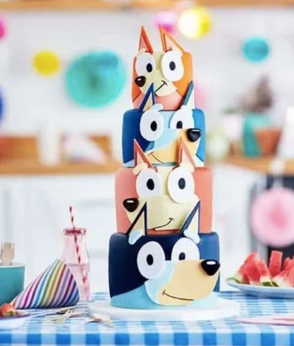 I threw my son an epic Bluey-themed birthday party but no kids