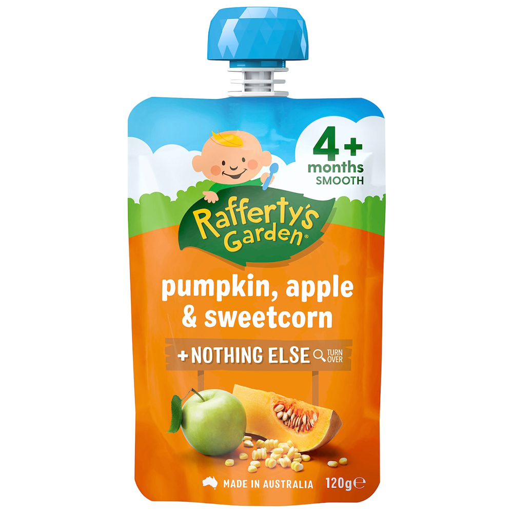 Rafferty's Garden Pumpkin, Apple & Sweetcorn 4m+