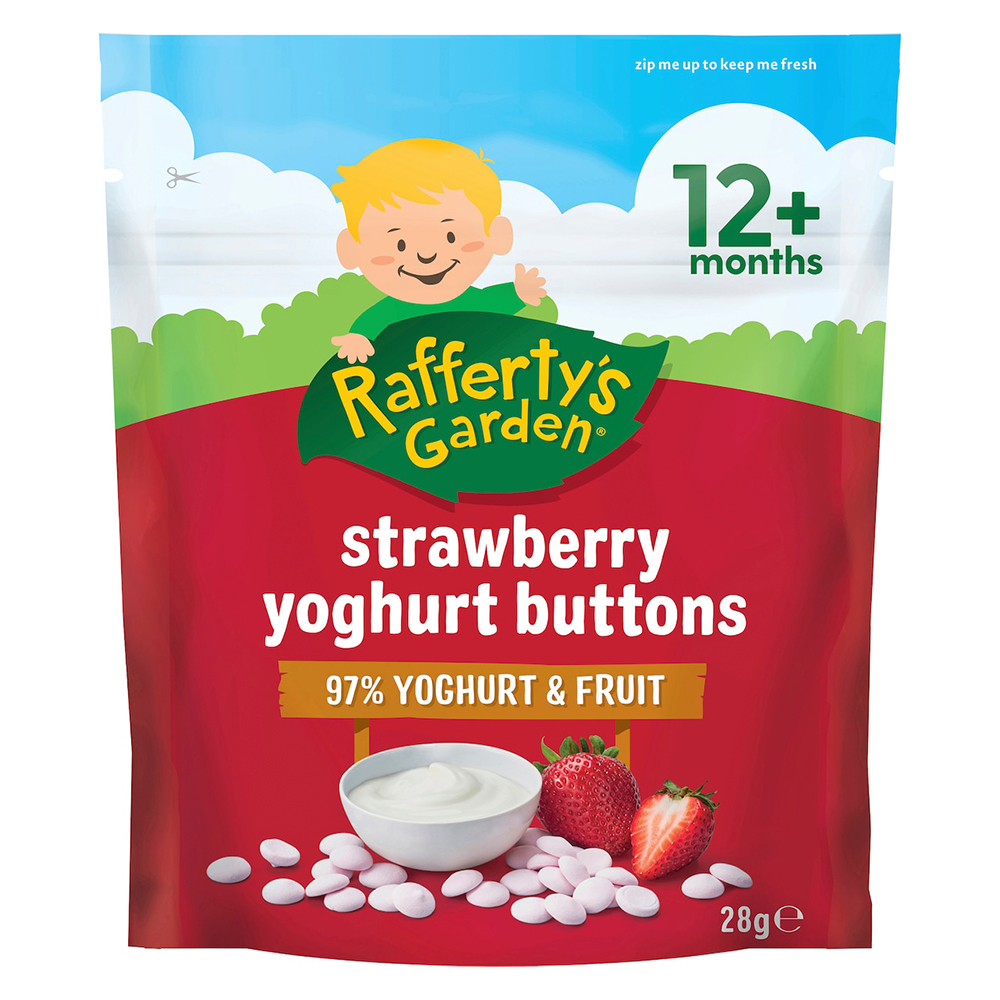 Rafferty's Garden Strawberry Yoghurt Buttons 12m+ product shot