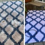 Before and after: Rug cleaning hack