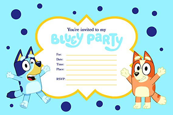 Bluey Birthday Party Supplies, Bluey Party Decorations