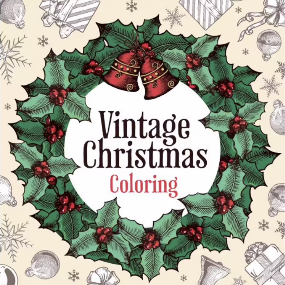 Vintage Christmas Colouring (Keepsake Colouring Book).