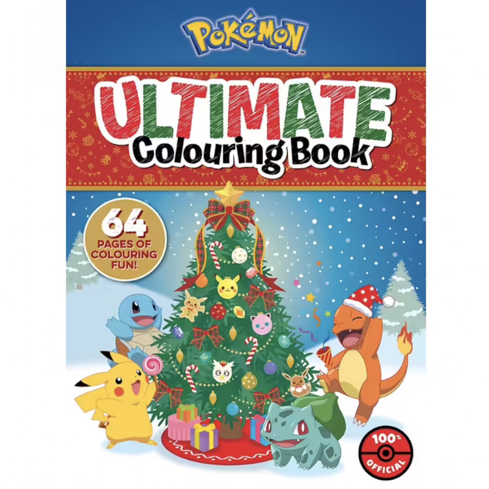 Pokemon Christmas: Ultimate Colouring Book.