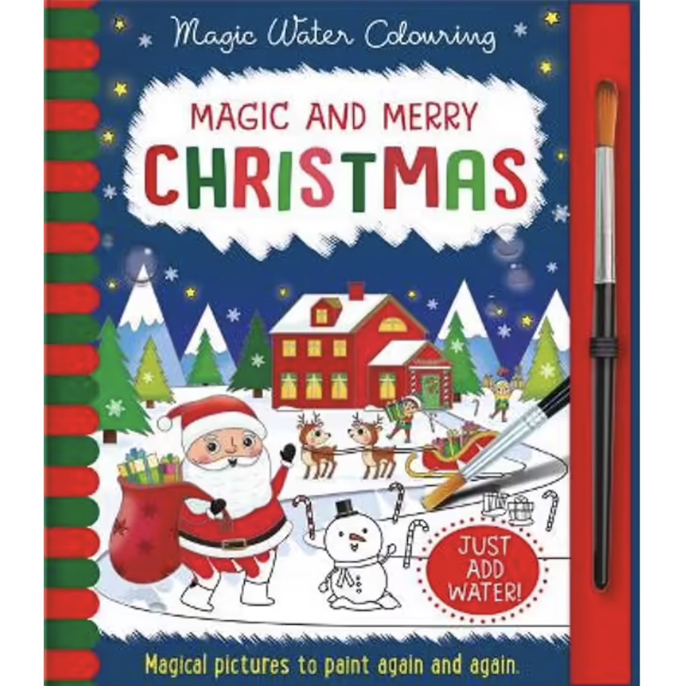 Magic and Merry Christmas (Magic Water Colouring).