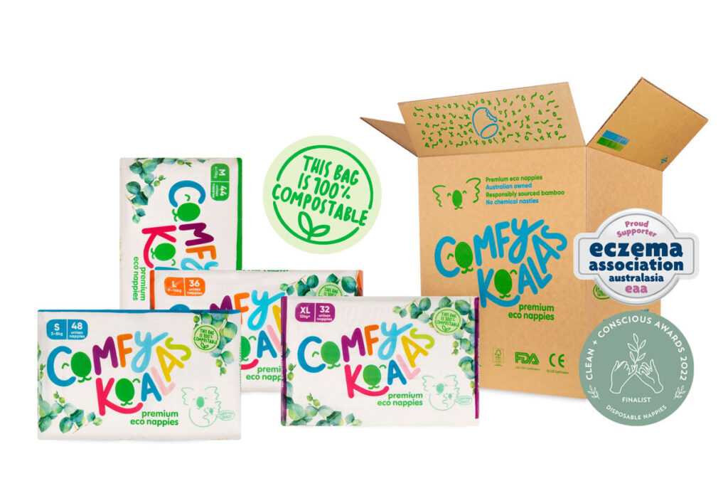 Comfy Koalas Premium Bamboo Eco Nappies 