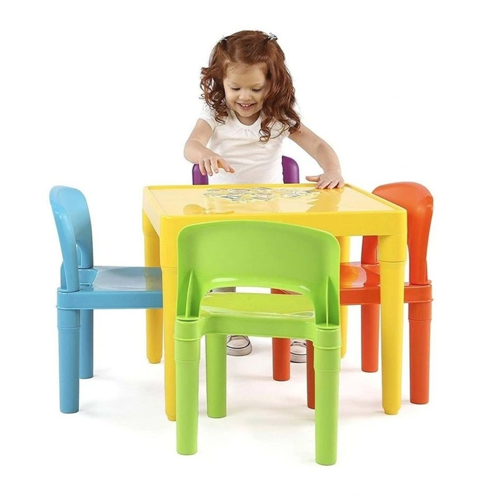 Gem Toys Kids Plastic 5 Piece Table And Chairs Set ?width=690&height=&mode=crop&anchor=topcenter&quality=75