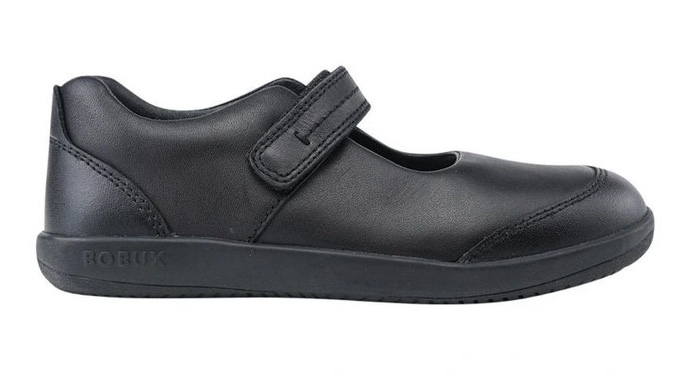 Bobux Kid Quest Mary Jane Black School Shoes