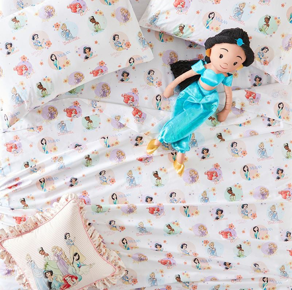 Disney princess on sale crib bedding jcpenney