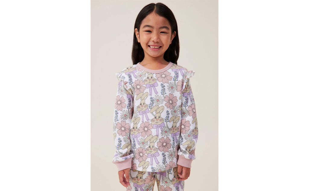 cotton on Kids Fiona Long Sleeve Pyjama Set