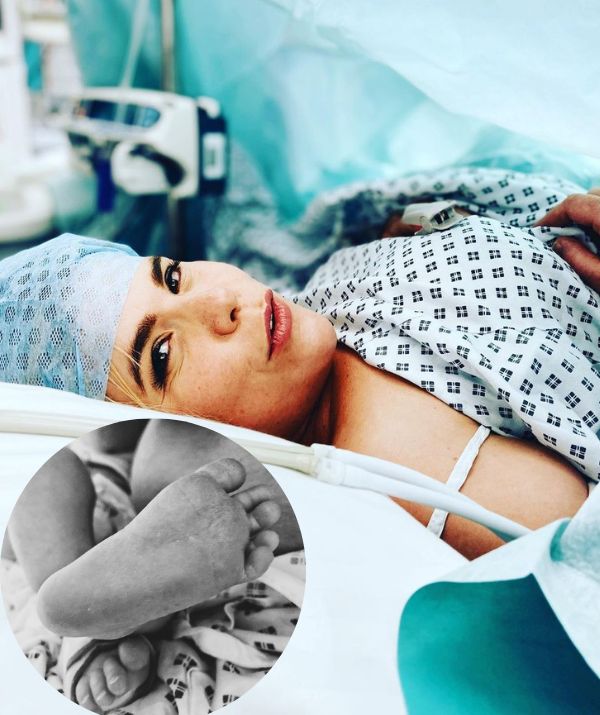 Paloma Faith in hospital having had a c section