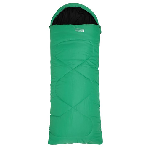 Summit mini square sleeping bag in green