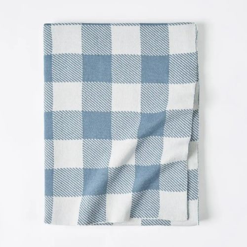 Gingham Kids Throw from Morgan & Finch