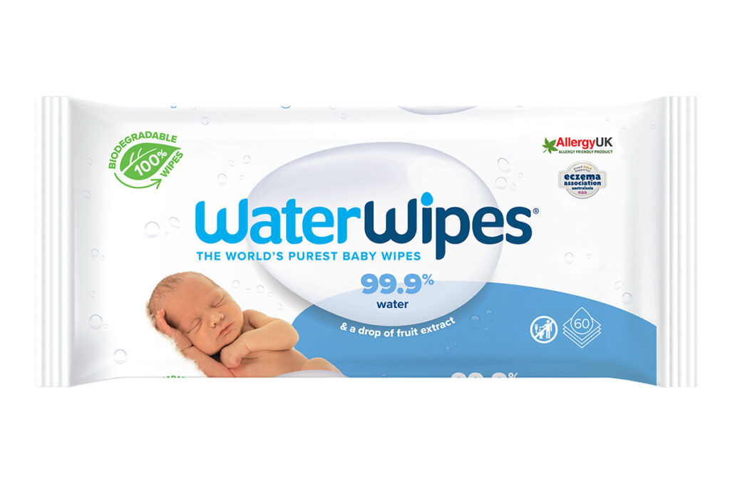 WaterWipes biodegradable baby wipes