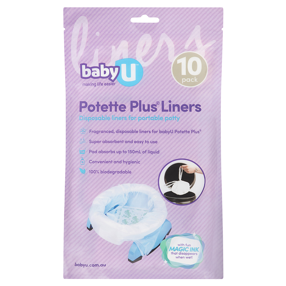 babyU Potette Plus Disposable Liners product shot