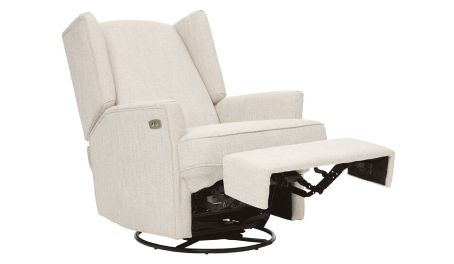 iL Tutto Chelsea Electric Glider Recliner Chair in Egg Shell | Bounty ...