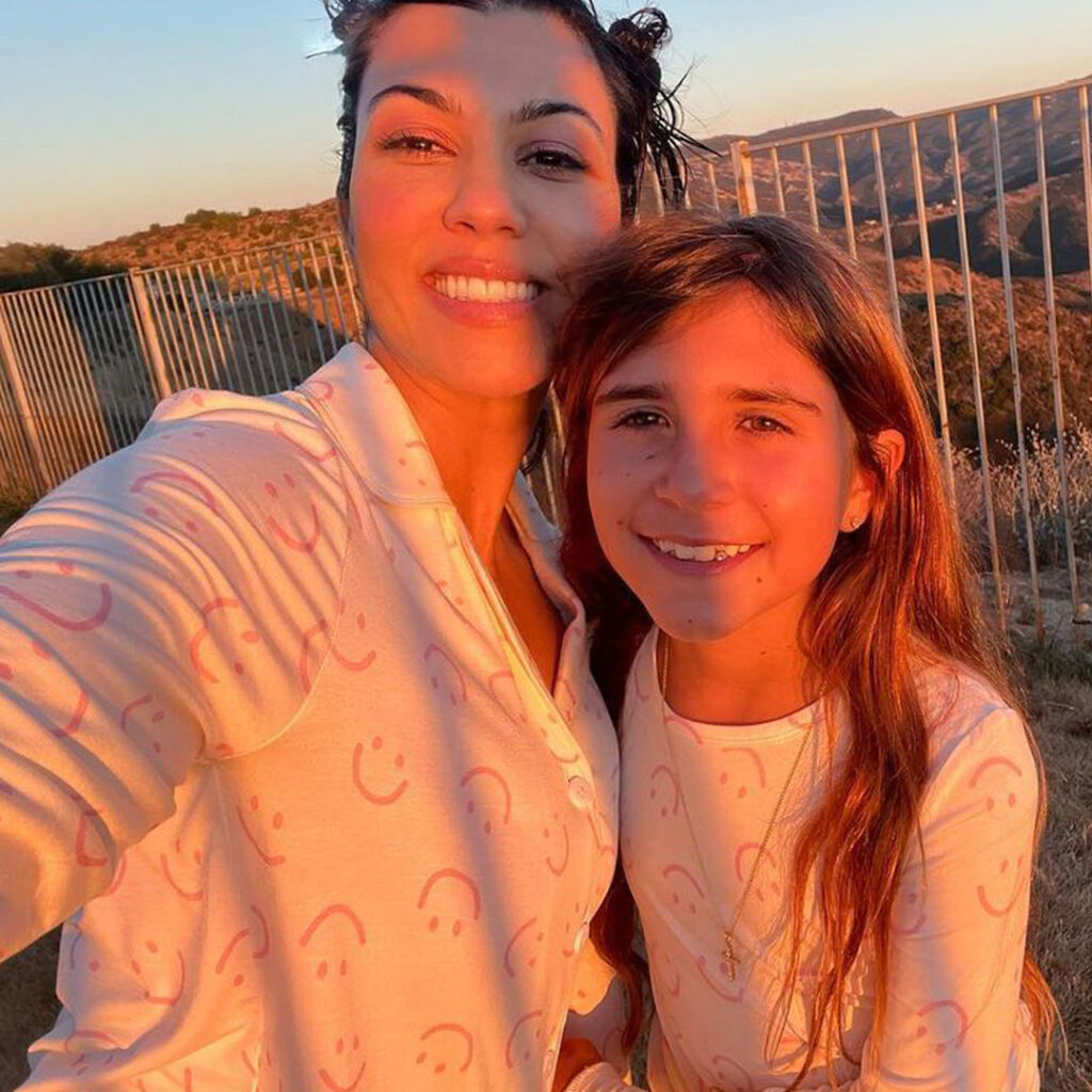 Kourtney kardashian and Penelope Disick 