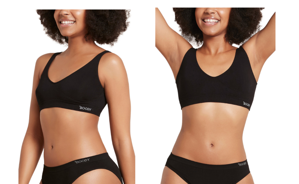 Padded Shaper Crop Bra Black