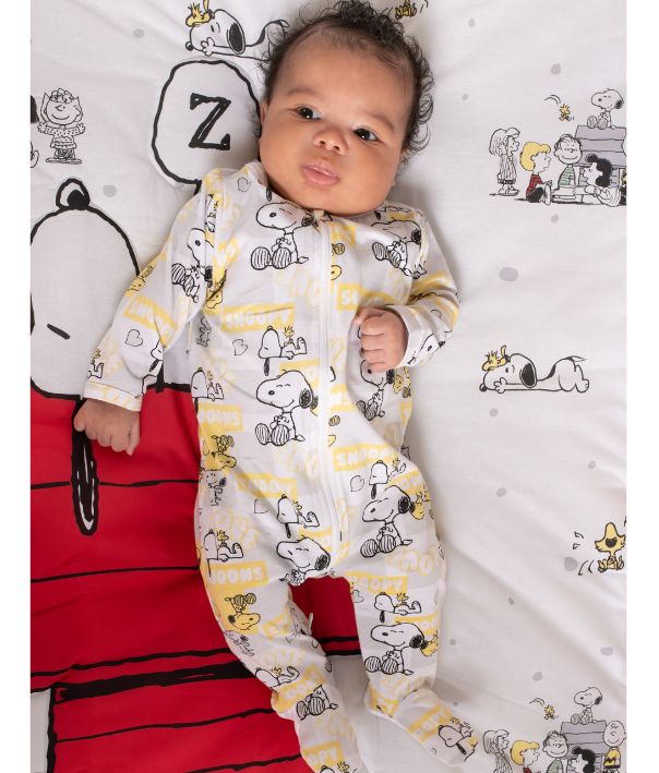 Snoopy baby coverall