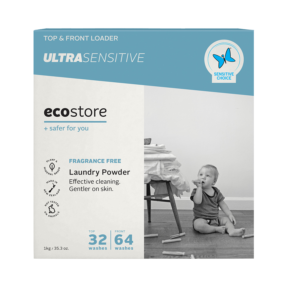 ecostore Ultra Sensitive Laundry Powder front packaging