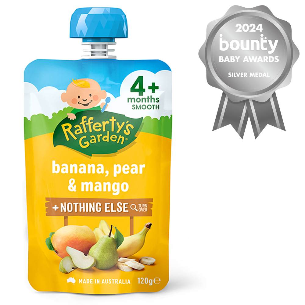 Rafferty's-Garden-Banana,-Pear-and-Mango-4m+-120g