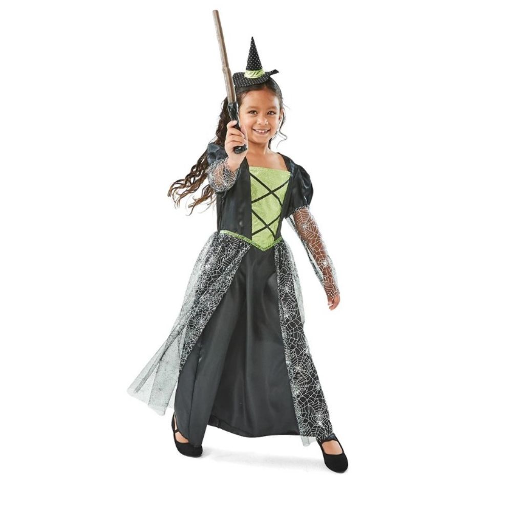 Halloween costume: 3 Piece Witch Costume, Ages 6-8 - Anko