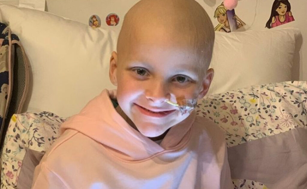 5yo cancer patient Lucy