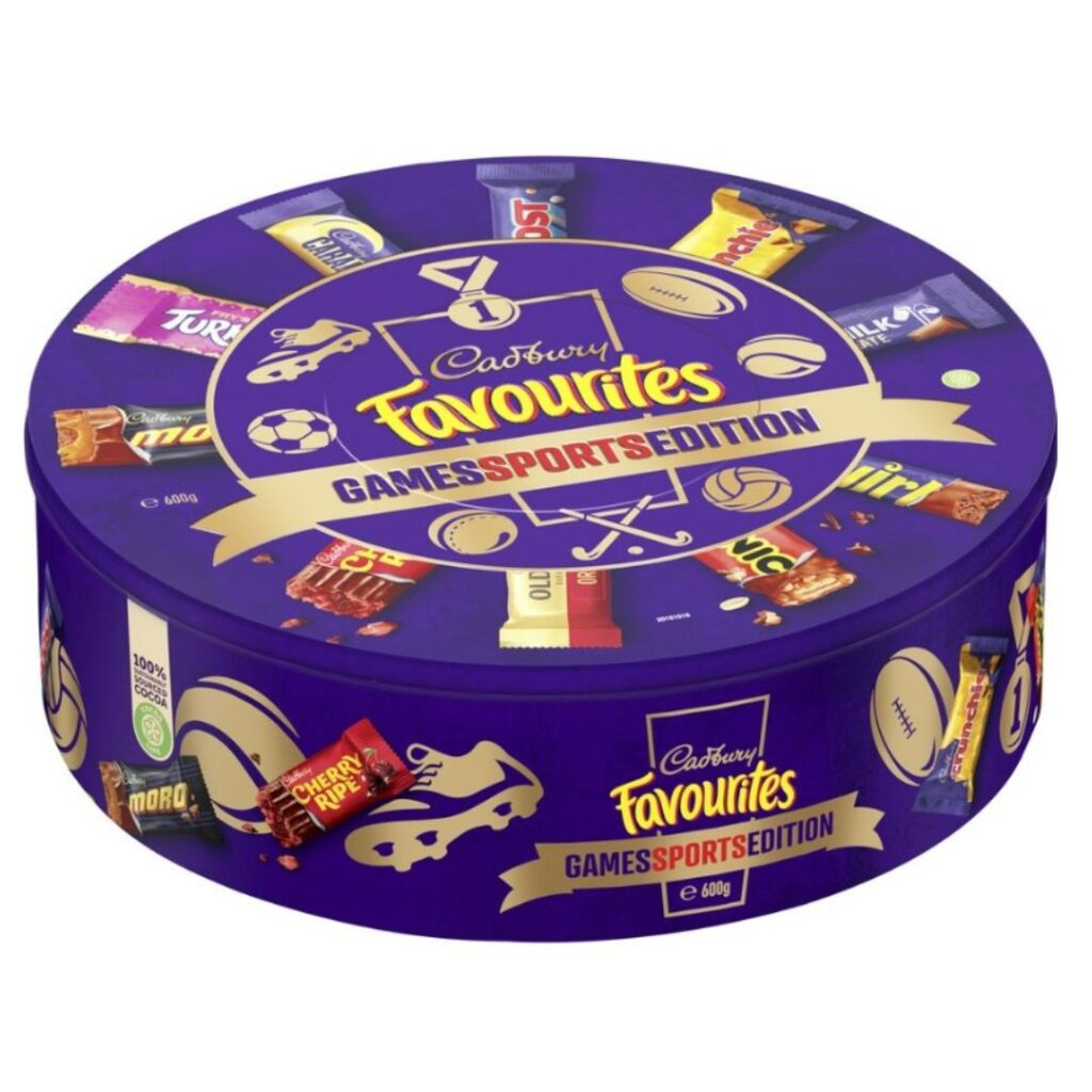 Black friday sale - Cadbury Favourites Games Sports Edition Chocolate Gifting Tin 600g
