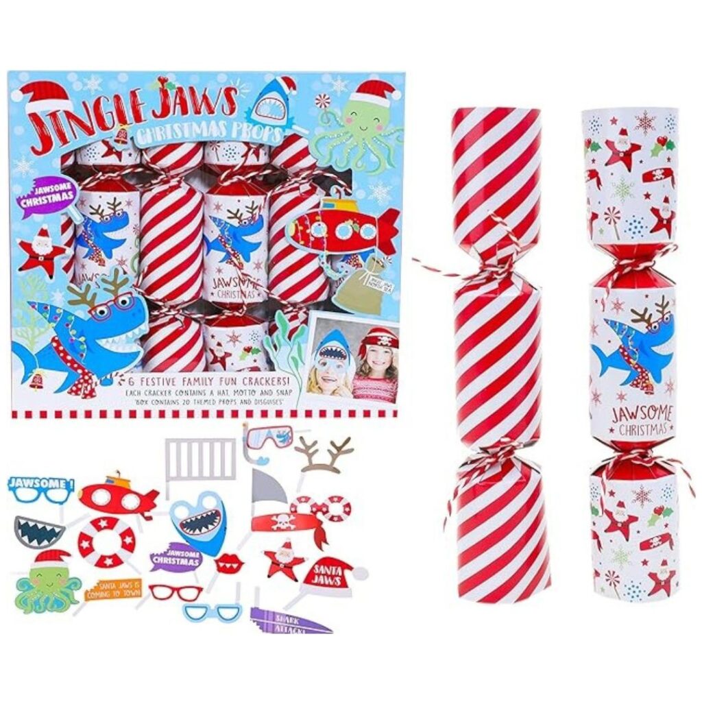 Toyland® Pack of 6 - Children's Under The Sea Theme Christmas Crackers