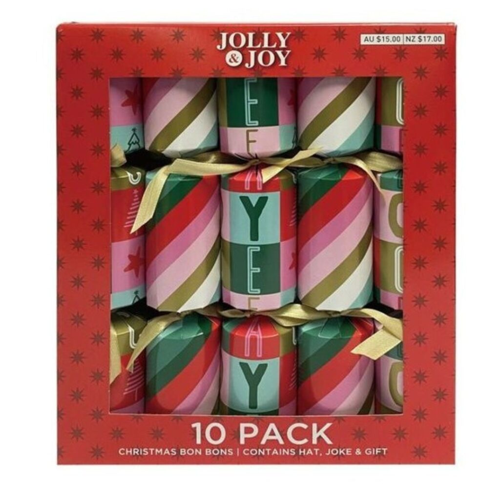 Jolly & Joy 25cm Candy Bon Bon 10 Pack Multicoloured 25 cm