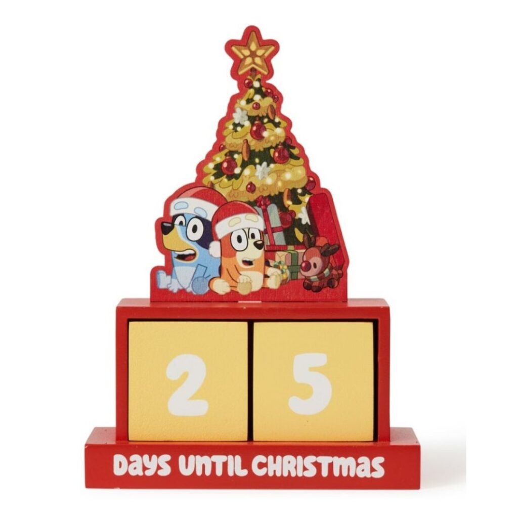 Bluey Christmas Countdown Blocks
