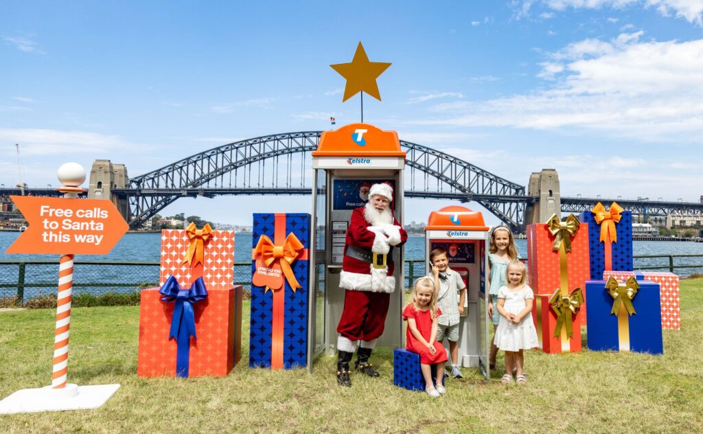 Kids can phone Santa for free this Christmas from a Telstra phone