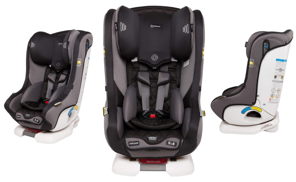 InfaSecure Achieve Premium Convertible Car Seat for 0 to 8 Years