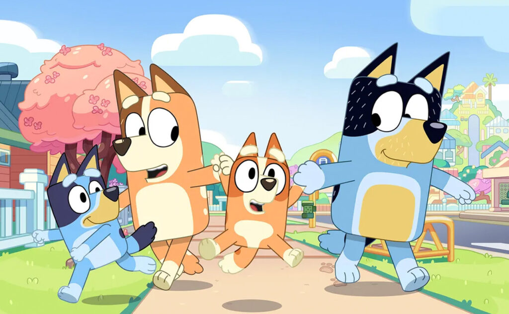 Bluey family abc kids