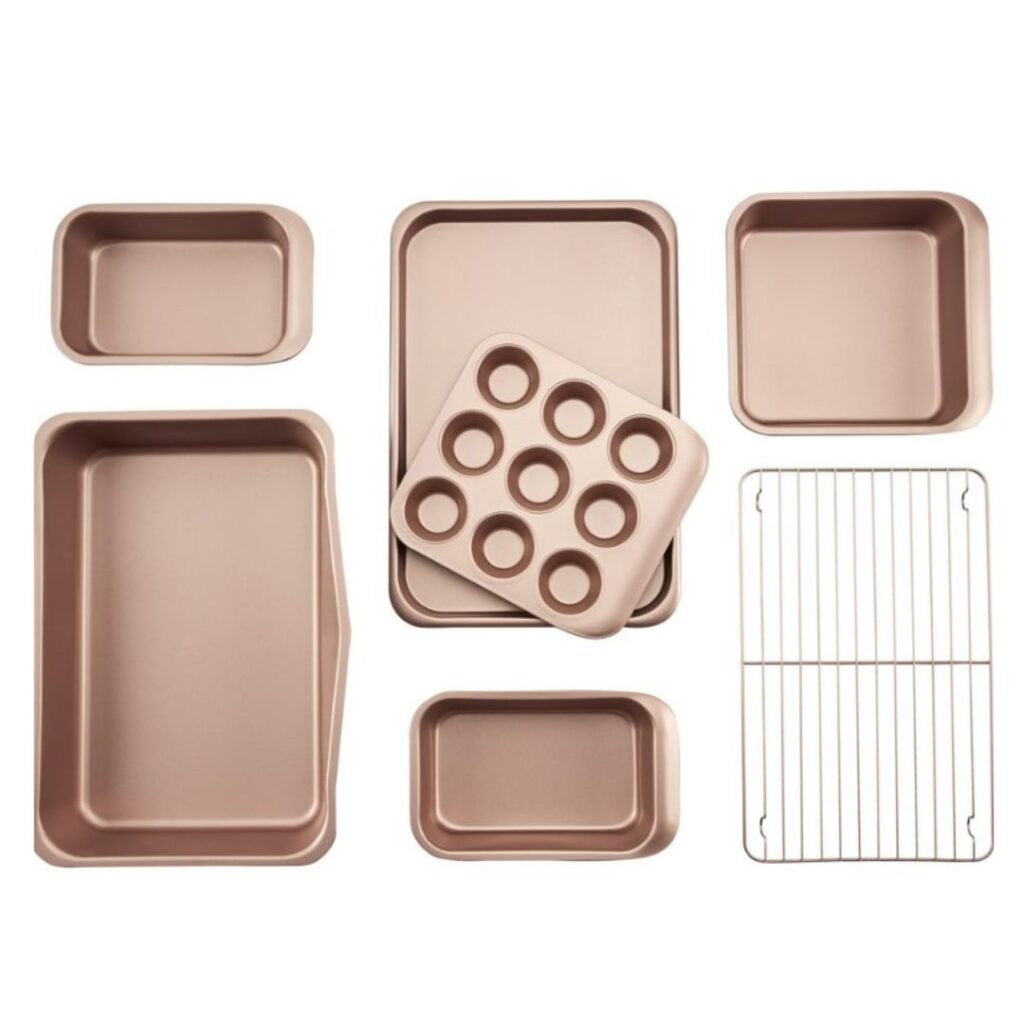 Wiltshire SmartStack Bakeware 7 Piece Set - Rose Gold