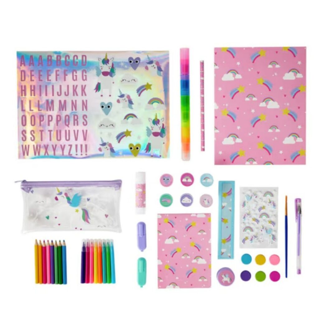 42 Piece Stationery Art Box - Unicorn