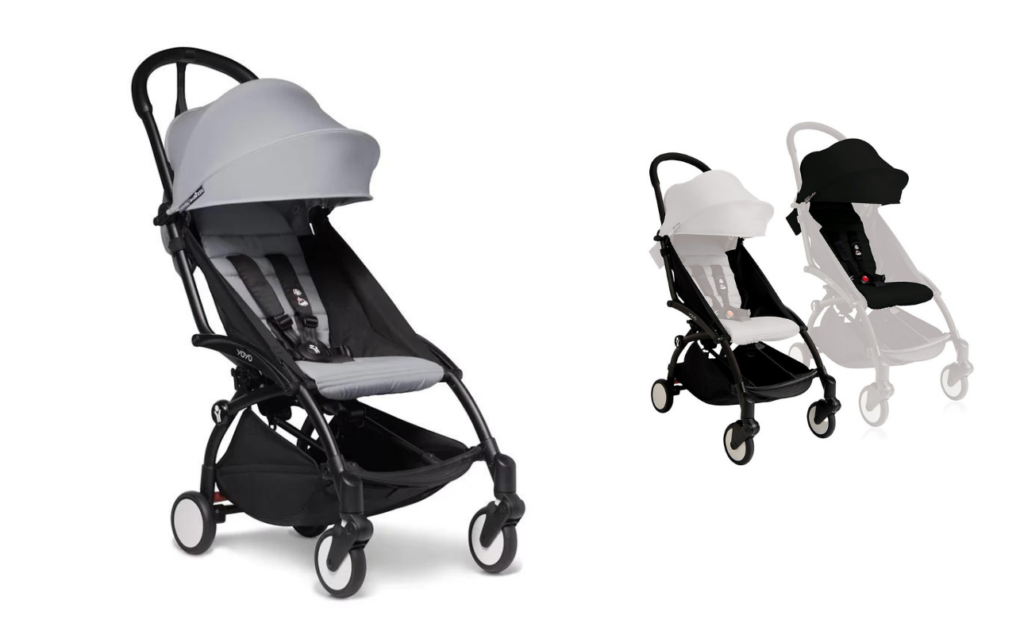 Babyzen Yoyo2 stroller in black and grey \