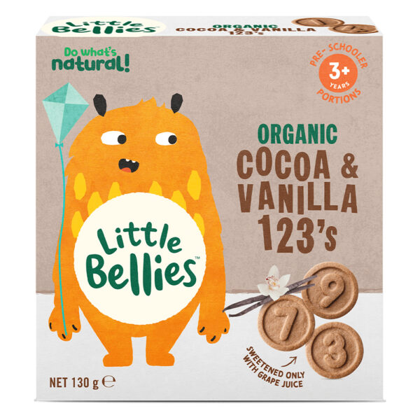 Little Bellies Organic Cocoa & Vanilla 123’s