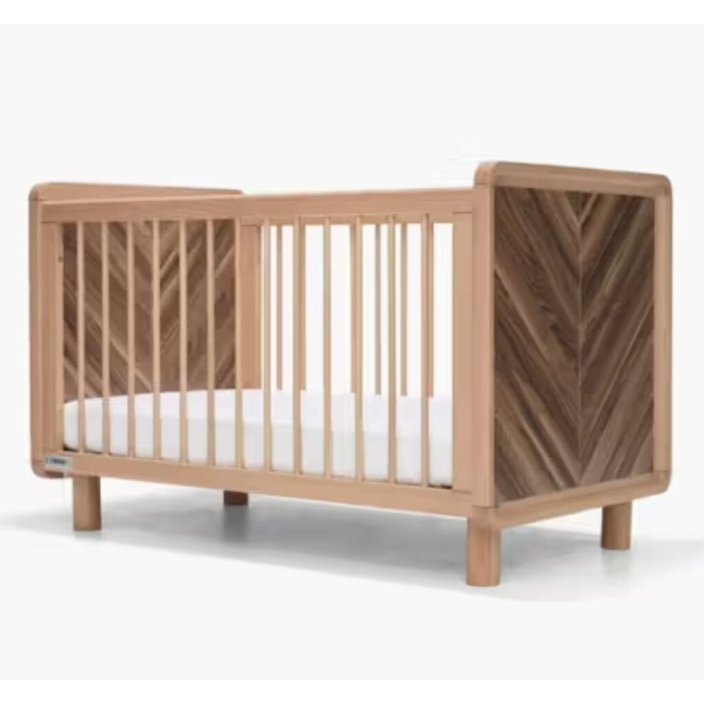 Tasman Eco Bookleaf Cot Herringbone Cot