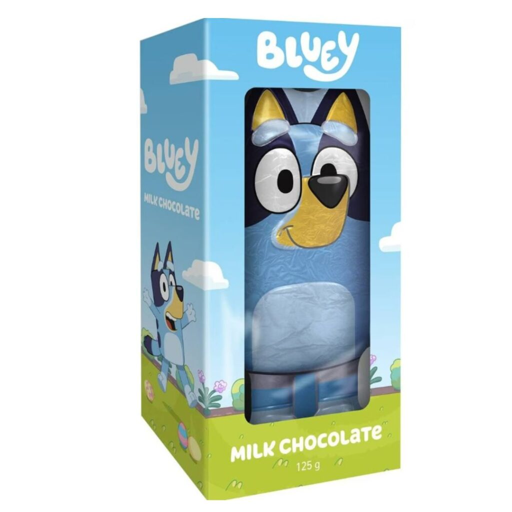 Bluey Milk Chocolate Hollow Easter Egg 125g $10
