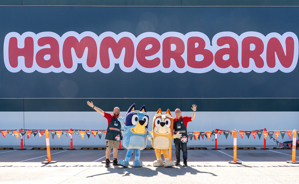 Bluey takes over Bunnings with a ‘For Real Life’ Hammerbarn transformation