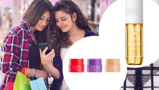 teen girls shopping and mcobeauty dupes product shot