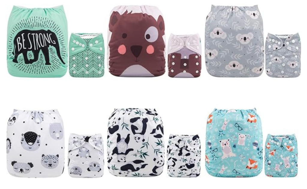 Alva baby cloth reusable nappies