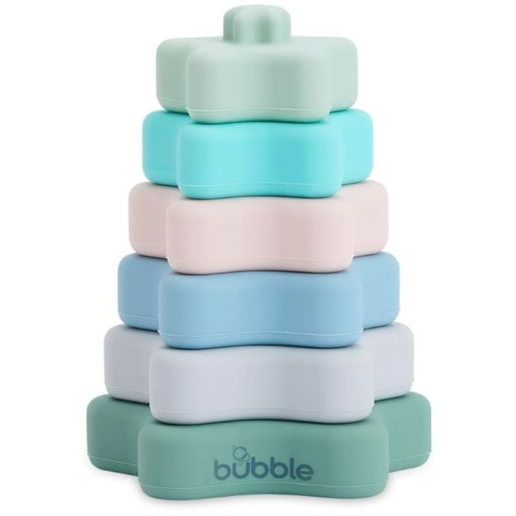 Bubble Silicone Star Stack and Play Toy