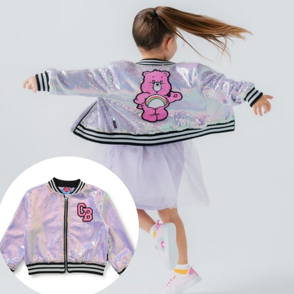 Care Bears Kids Sequin Bomber Jacket 