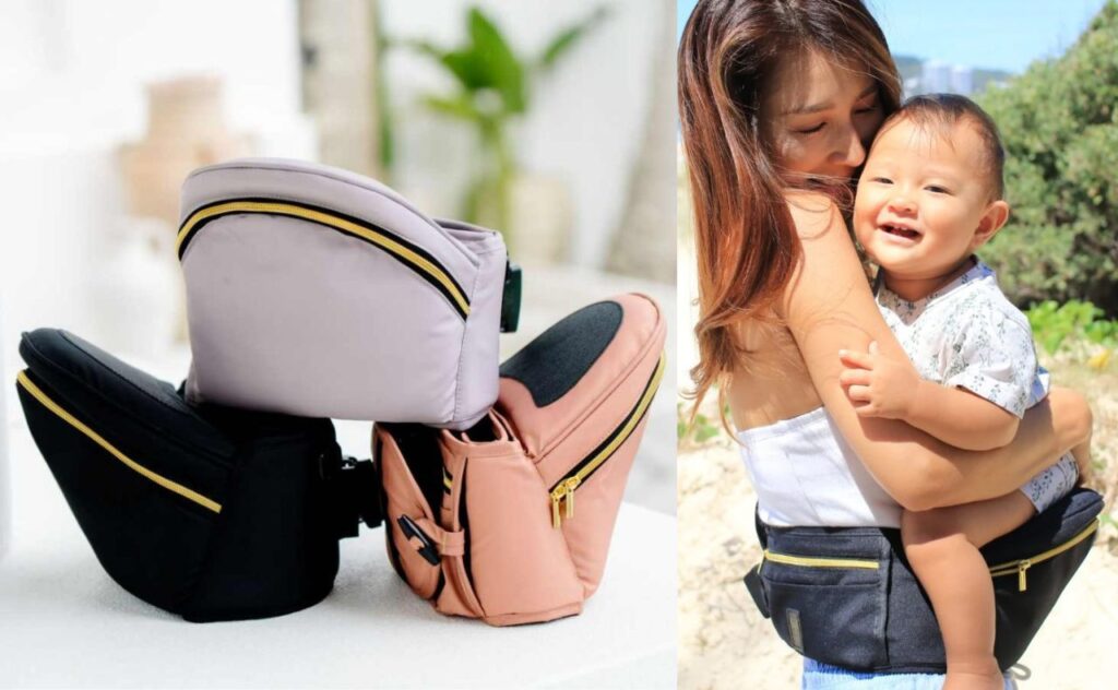 Hackerlilly HIPSURFER HIP SEAT BABY CARRIER & BUM BAG
